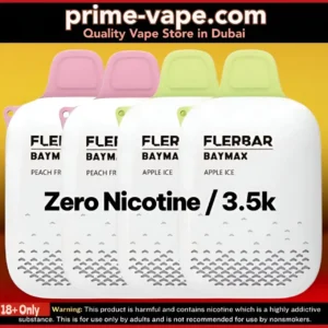 Flerbar Baymax Zero Nicotine 3500 Puffs 0mg Vape kit – Dubai