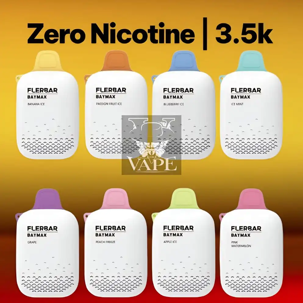 Flerbar Baymax Zero Nicotine 3500 Puffs 0mg Vape kit – Dubai