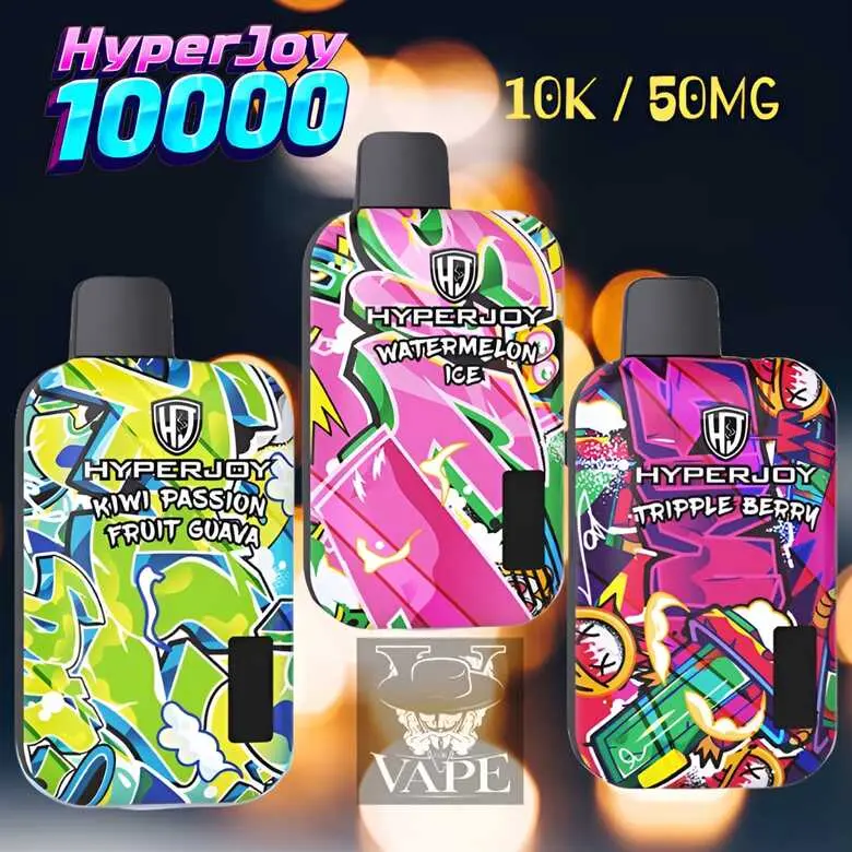 Hyperjoy 10k Disposable Vape 50mg (5%) Nicotine – 10000 Puffs