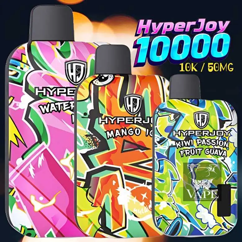 Hyperjoy 10k Disposable Vape 50mg (5%) Nicotine – 10000 Puffs