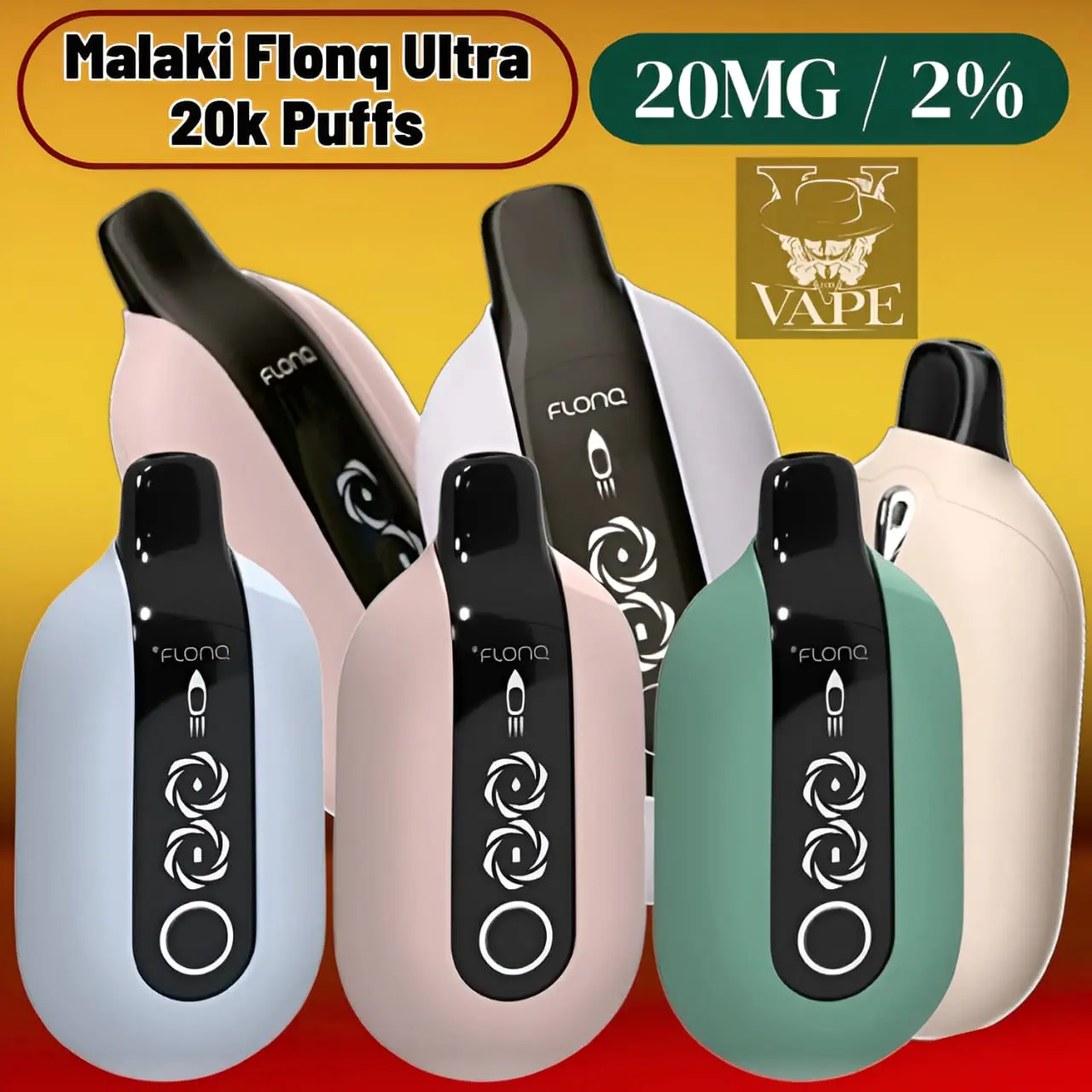 Malaki Flonq Ultra 20k Vape Kit | 20MG (2%) 20000 Puffs - Dubai UAE