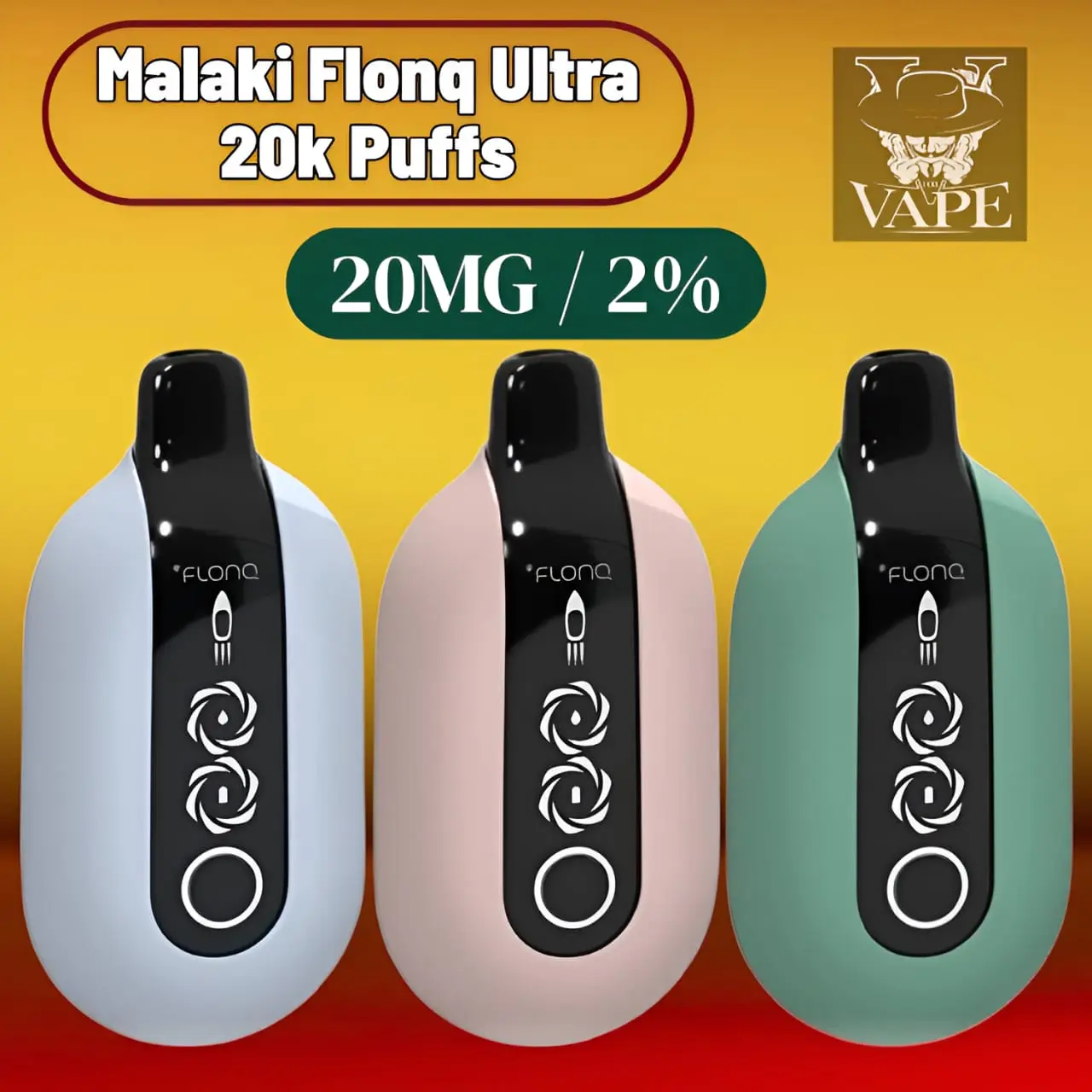 Malaki Flonq Ultra 20k Vape Kit | 20MG (2%) 20000 Puffs - Dubai UAE