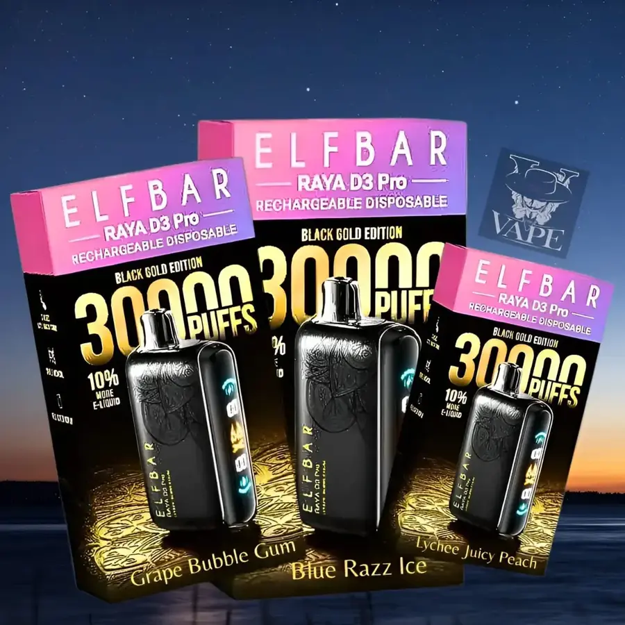 New Elf Bar Raya D3 Pro 30k Vape Kit | Elfbar 30000 Puffs - UAE