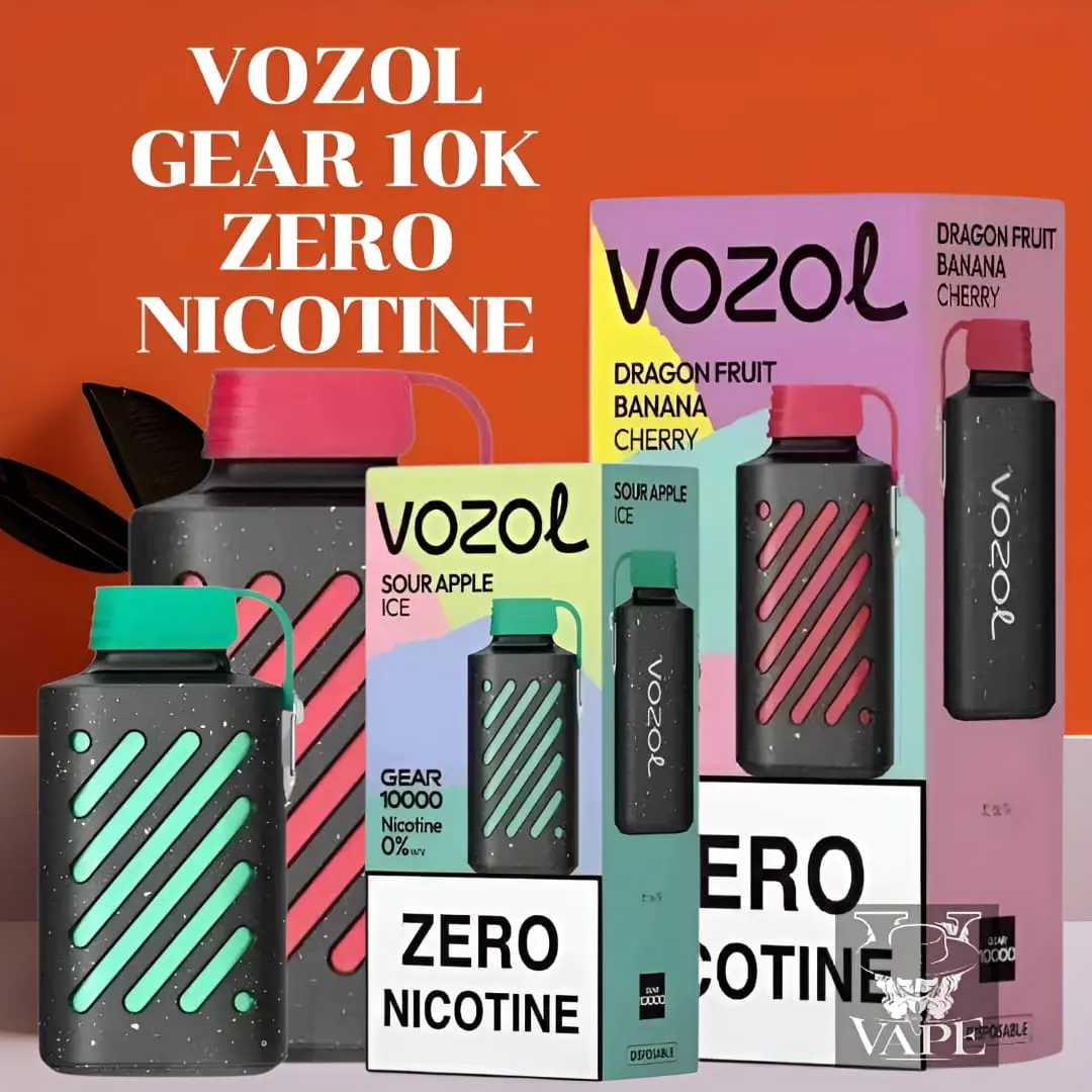 Vozol Zero Nicotine 10000 Puffs Vape Gear 10k 0MG - Best Buy