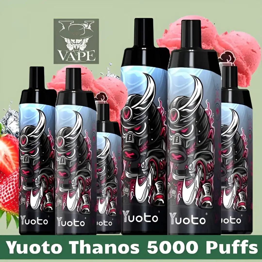 Yuoto Thanos 5000 Puffs Rechargeable 50MG Top Grade Vape Kit