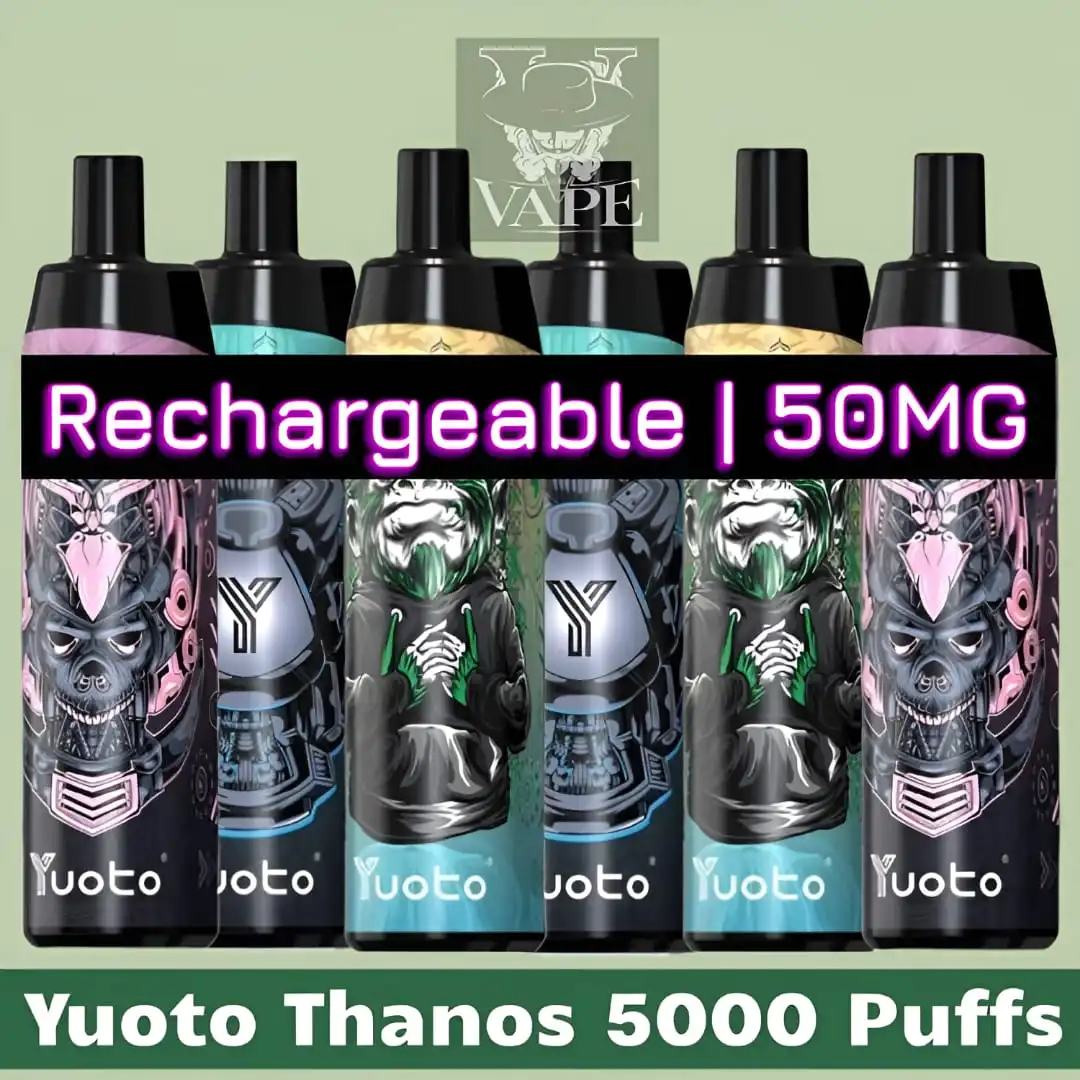 Yuoto Thanos 5000 Puffs Rechargeable 50MG Top Grade Vape Kit