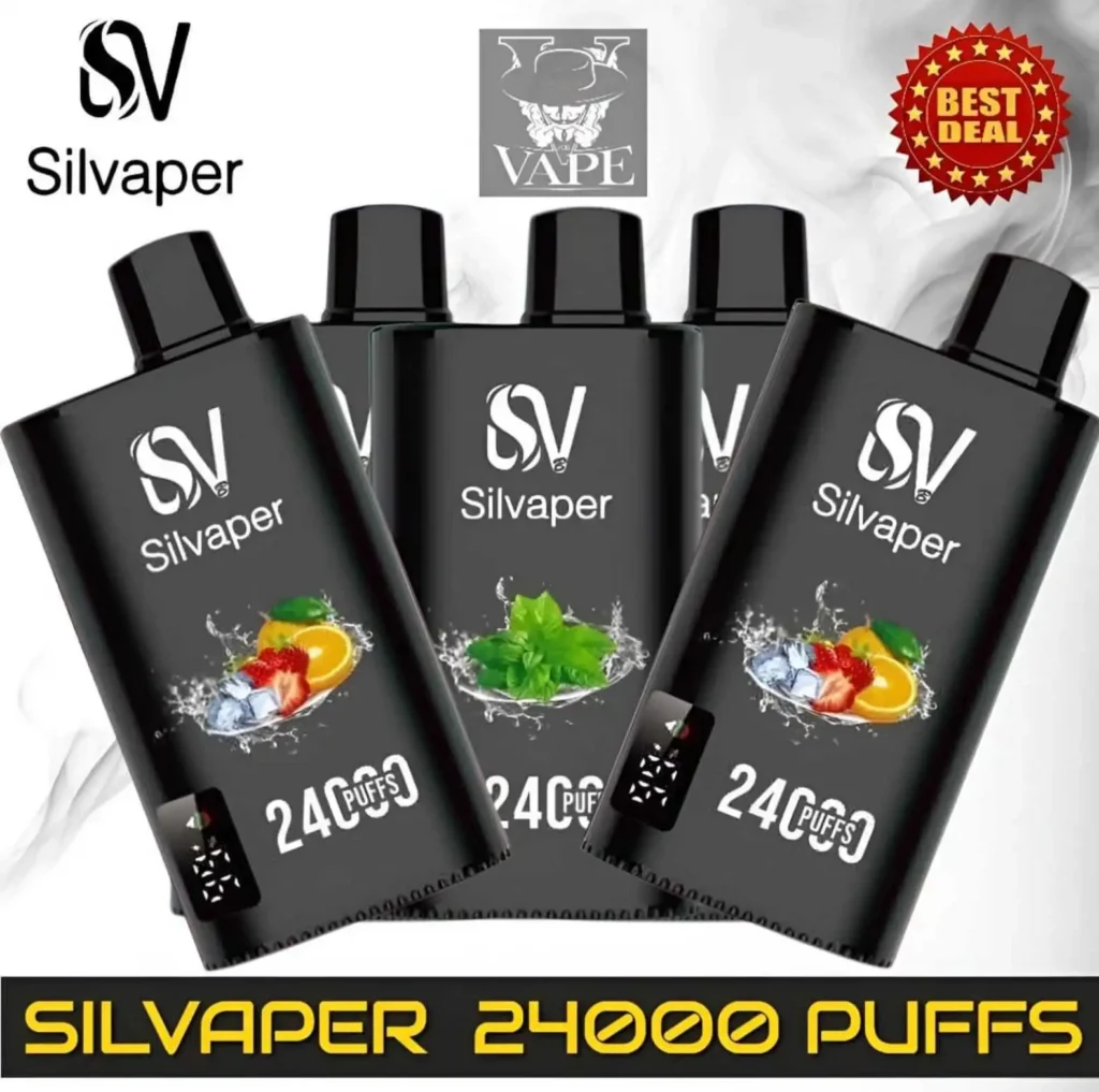 Silvaper 24000 Puffs Vape Kit 24k 20MG Disposable Pod - Dubai