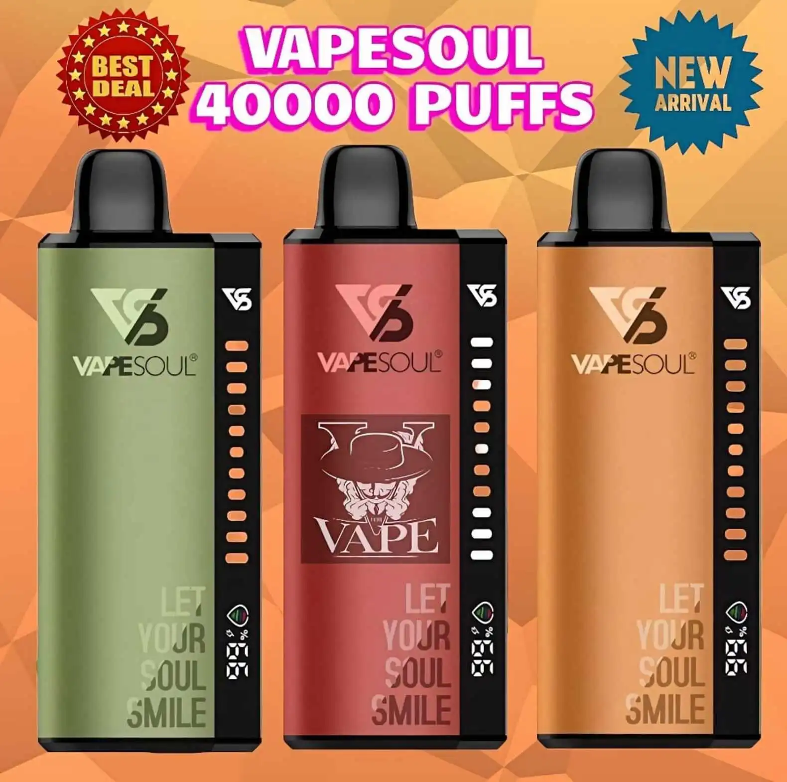 Vapesoul 40000 Puffs Disposable Vape Perfect 40k in Dubai UAE