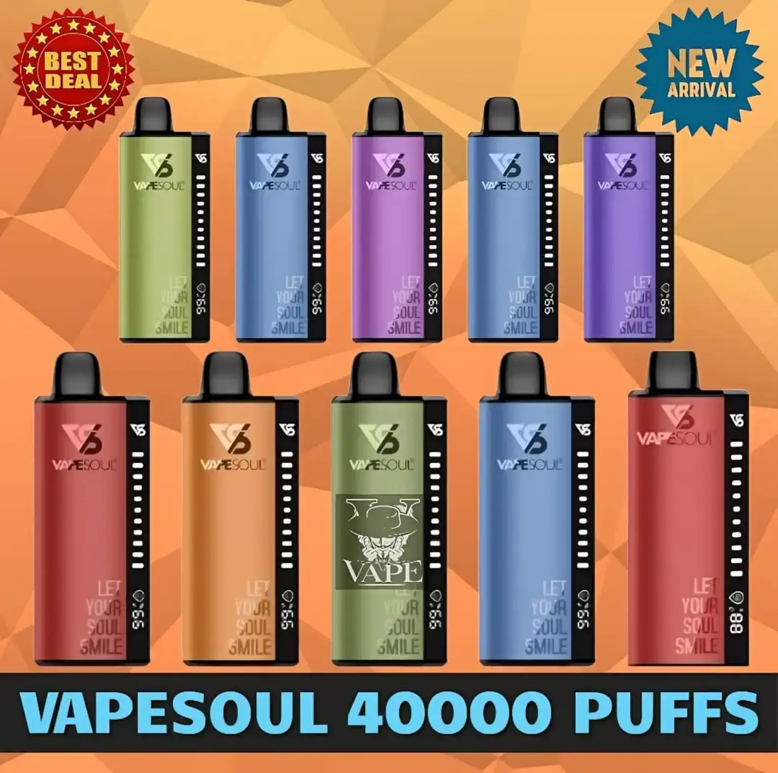 Vapesoul 40000 Puffs Disposable Vape Perfect 40k in Dubai UAE