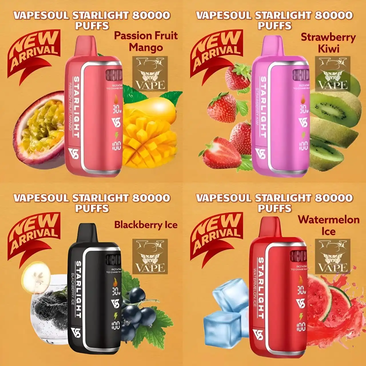 Vapesoul Starlight 80000 Puffs Disposable Vape 80k in Dubai UAE