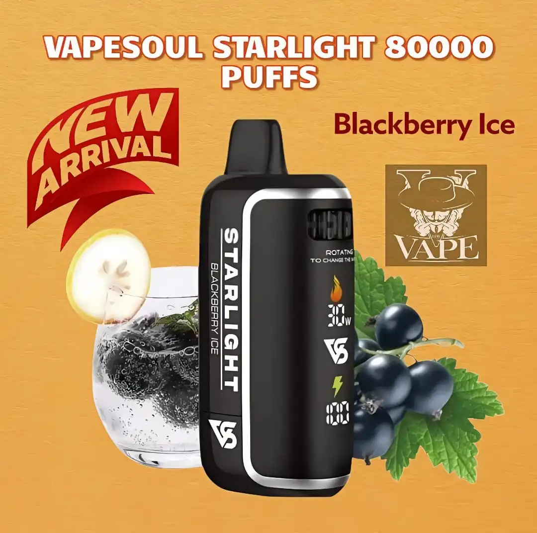 Vapesoul Starlight 80000 Puffs Disposable Vape 80k in Dubai UAE