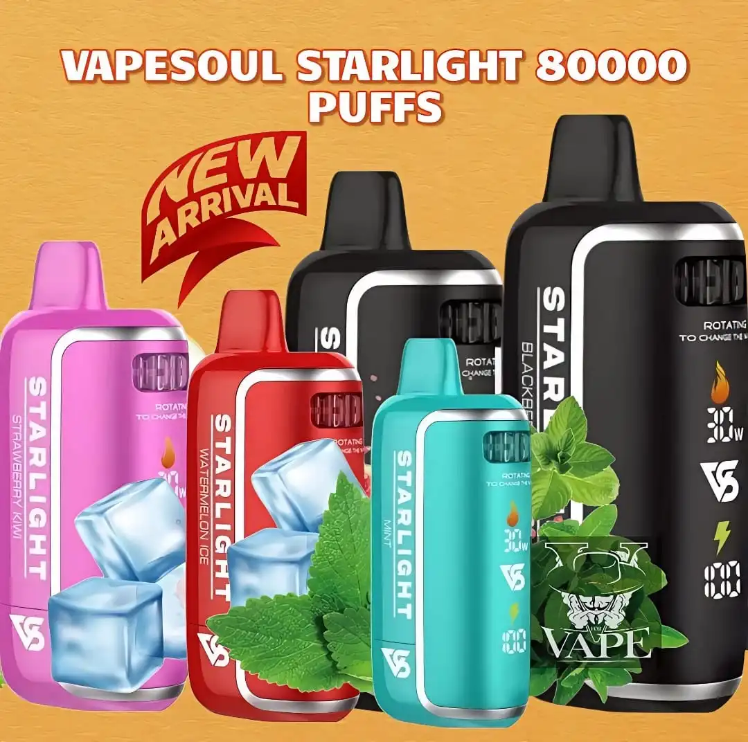 Vapesoul Starlight 80000 Puffs Disposable Vape 80k in Dubai UAE