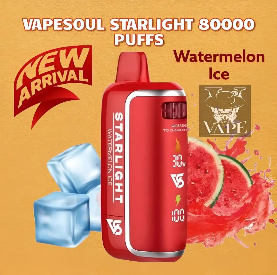 Vapesoul Starlight 80000 Puffs Disposable Vape 80k in Dubai UAE