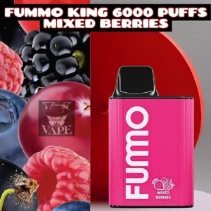 Fumo King Mixed Berries 6000 Puffs Fummo Disposable Vape in Dubai UAE