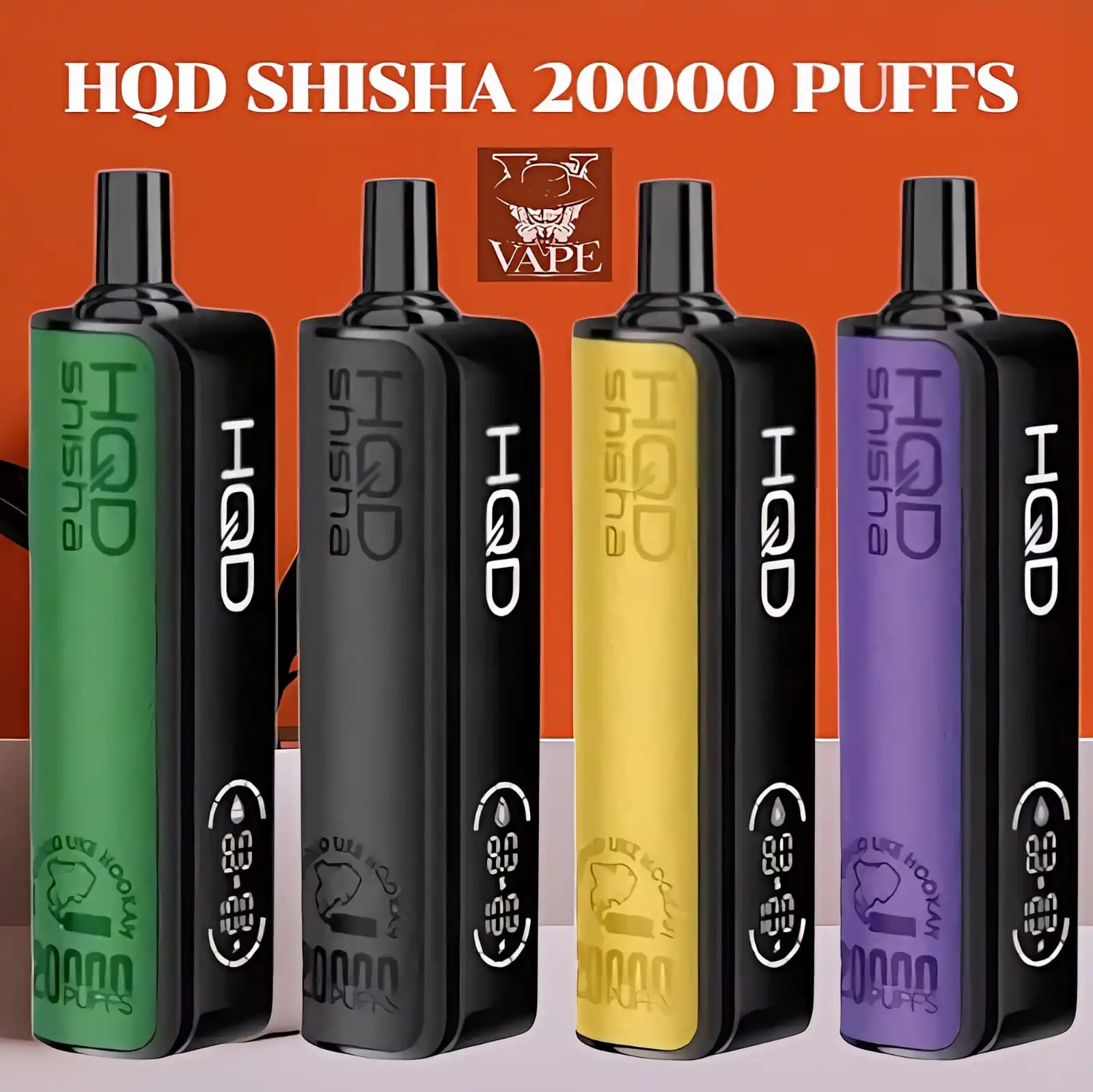 HQD Shisha 20000 Puffs Disposable Vape 3MG - Dubai UAE