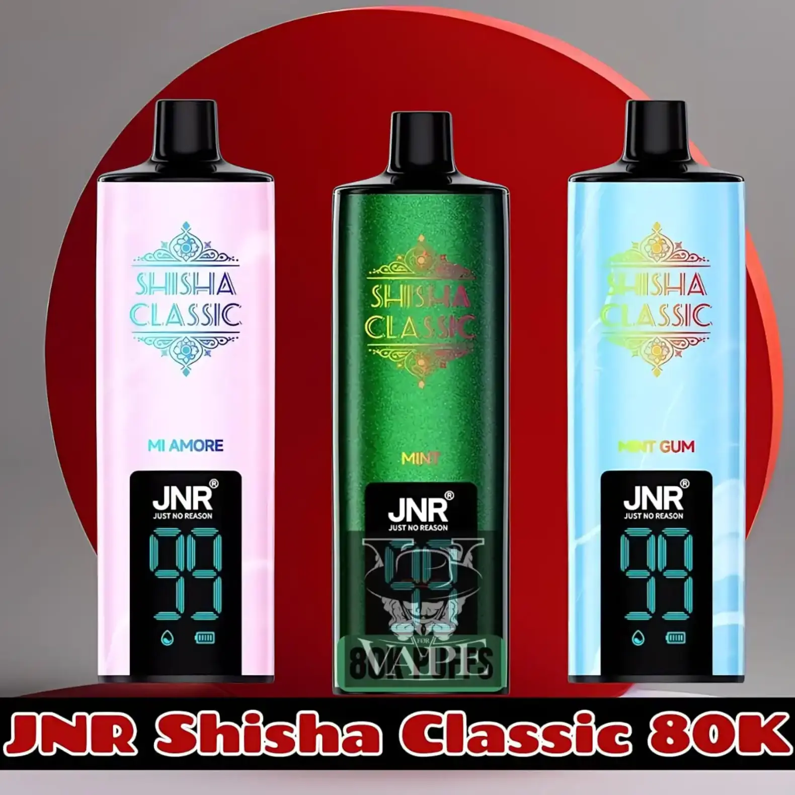 JNR Shisha Classic 80000 Puffs Big Cloud 80k Disposable Vape in Dubai UAE