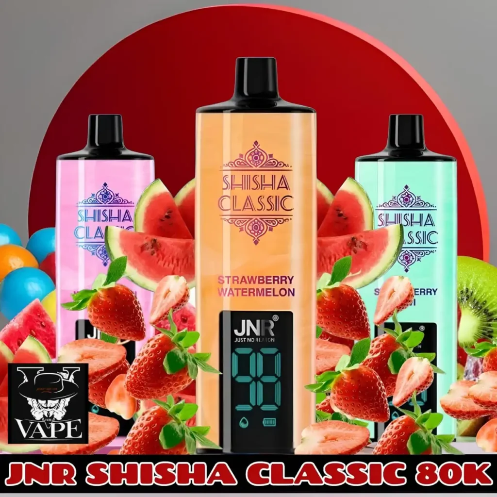 JNR Shisha CLassic 80k Puffs DTL Disposable Vape - 80000 Puffs