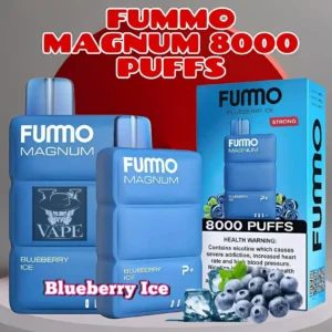 Fummo Magnum Blueberry Ice 8000 Puffs 20mg Disposable Vape in Dubai UAE