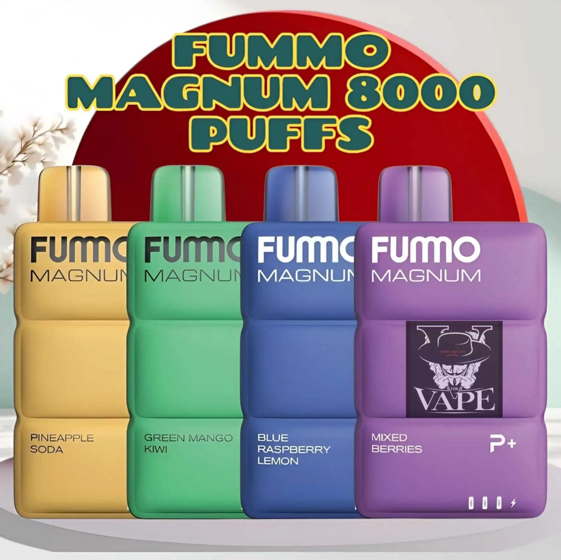 Fummo Magnum Mixed Berries 8000 Puffs Disposable Vape in Dubai UAE