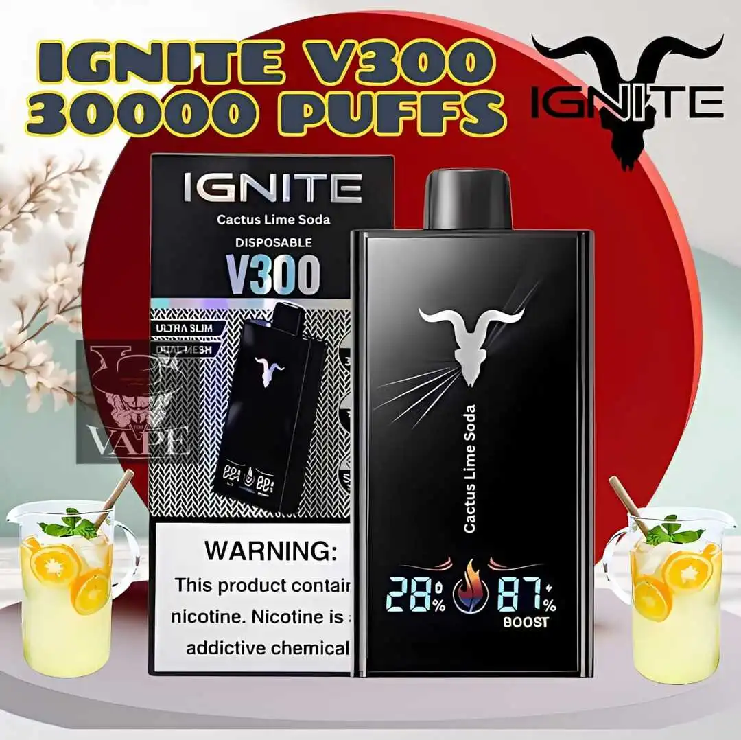 IGNITE V300 30000 Puffs Disposable Vape 30k 50mg in Dubai UAE