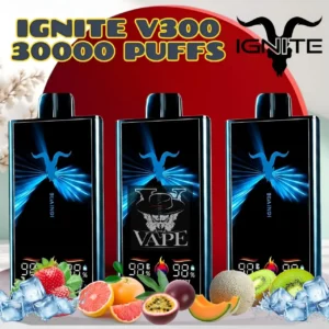 IGNITE V300 30000 Puffs Disposable Vape 30k 50mg in Dubai UAE