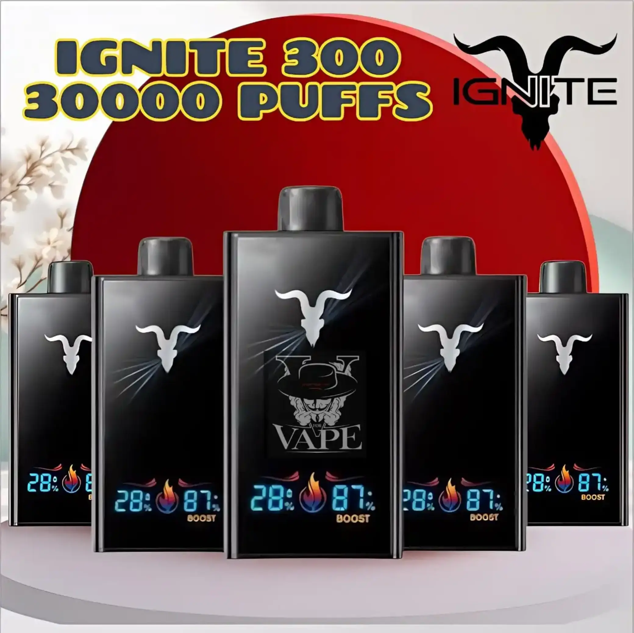IGNITE V300 30000 Puffs Disposable Vape 30k 50mg in Dubai UAE