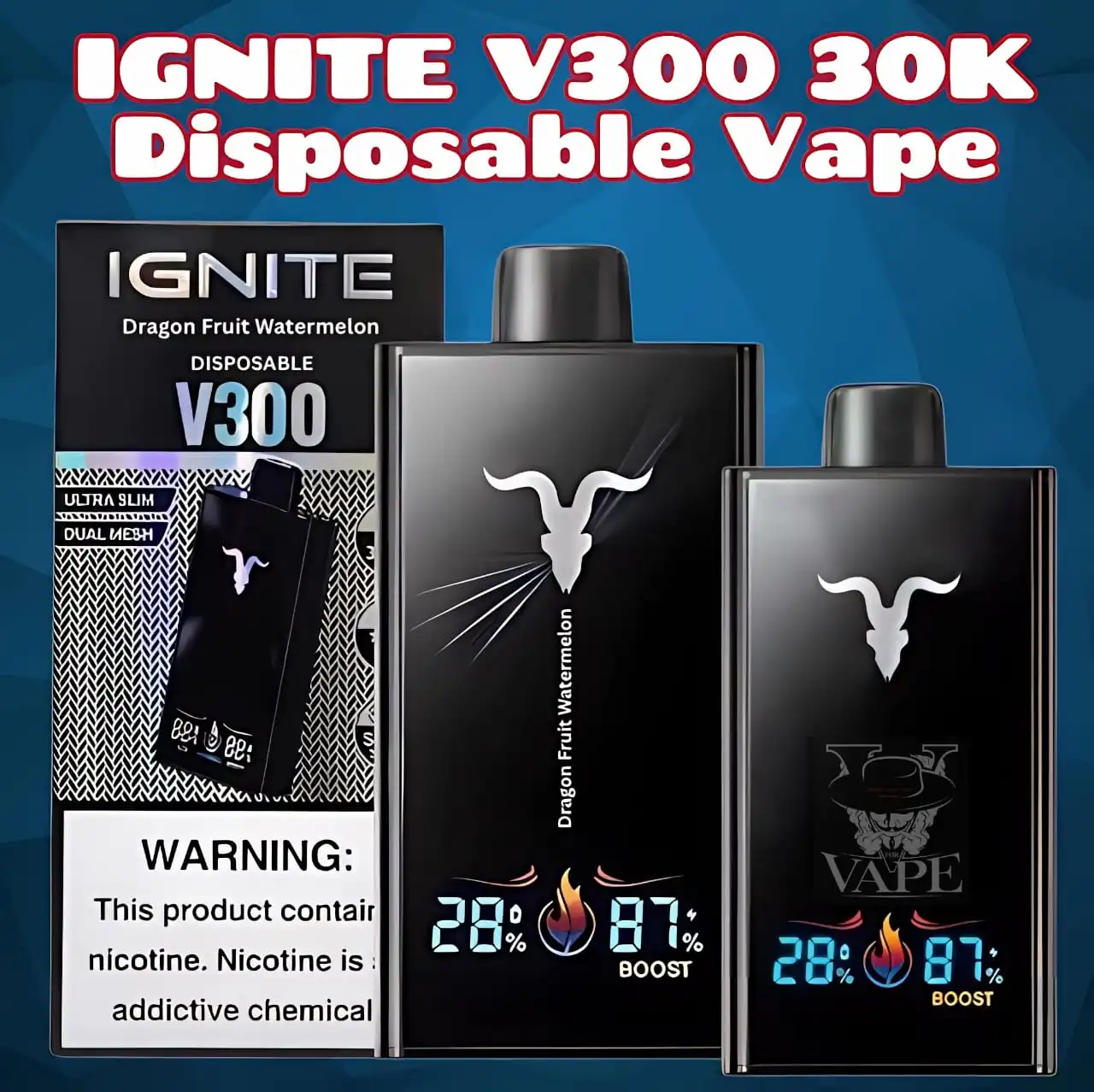 IGNITE V300 30k Disposable Vape | Premium 30000 Puffs in Dubai UAE