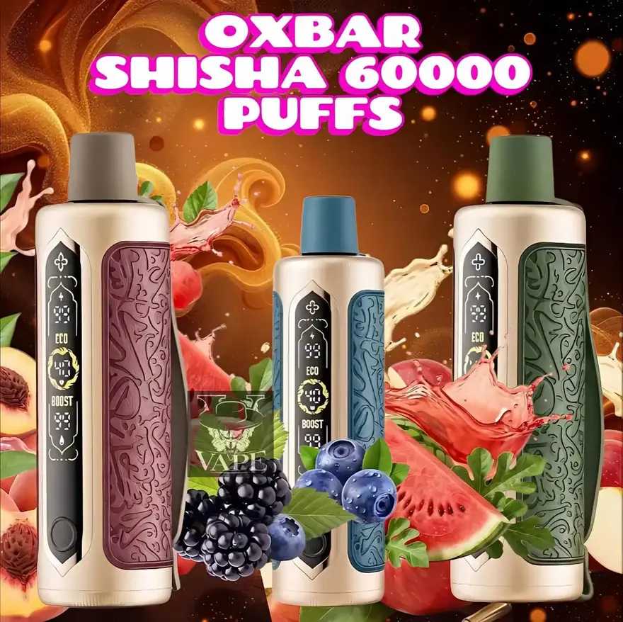 Oxbar Shisha 60000 Puffs DTL 60k Disposable Vape - Dubai UAE