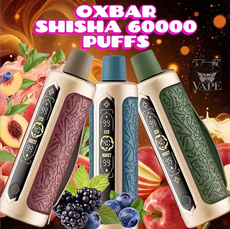 Oxbar Shisha 60000 Puffs DTL 60k Disposable Vape - Dubai UAE