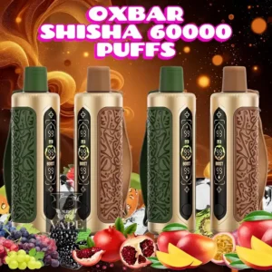 Oxbar Shisha 60000 Puffs DTL 60k Disposable Vape - Dubai UAE