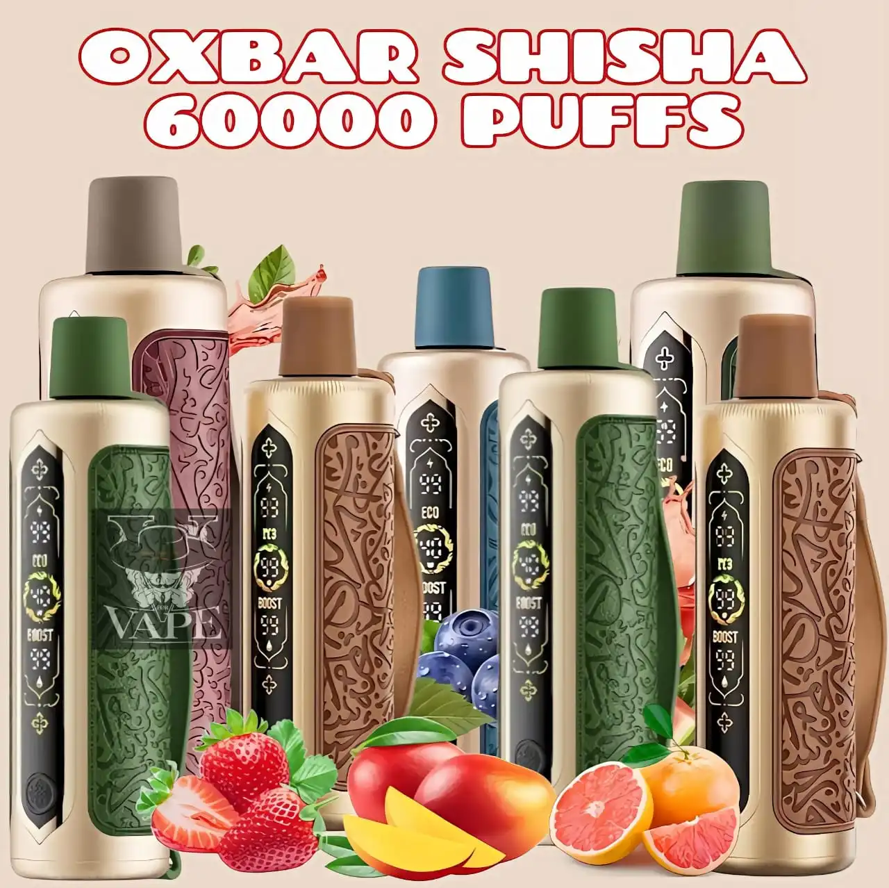 Oxbar Shisha 60k Disposable Vape DTL 60000 Puffs - UAE
