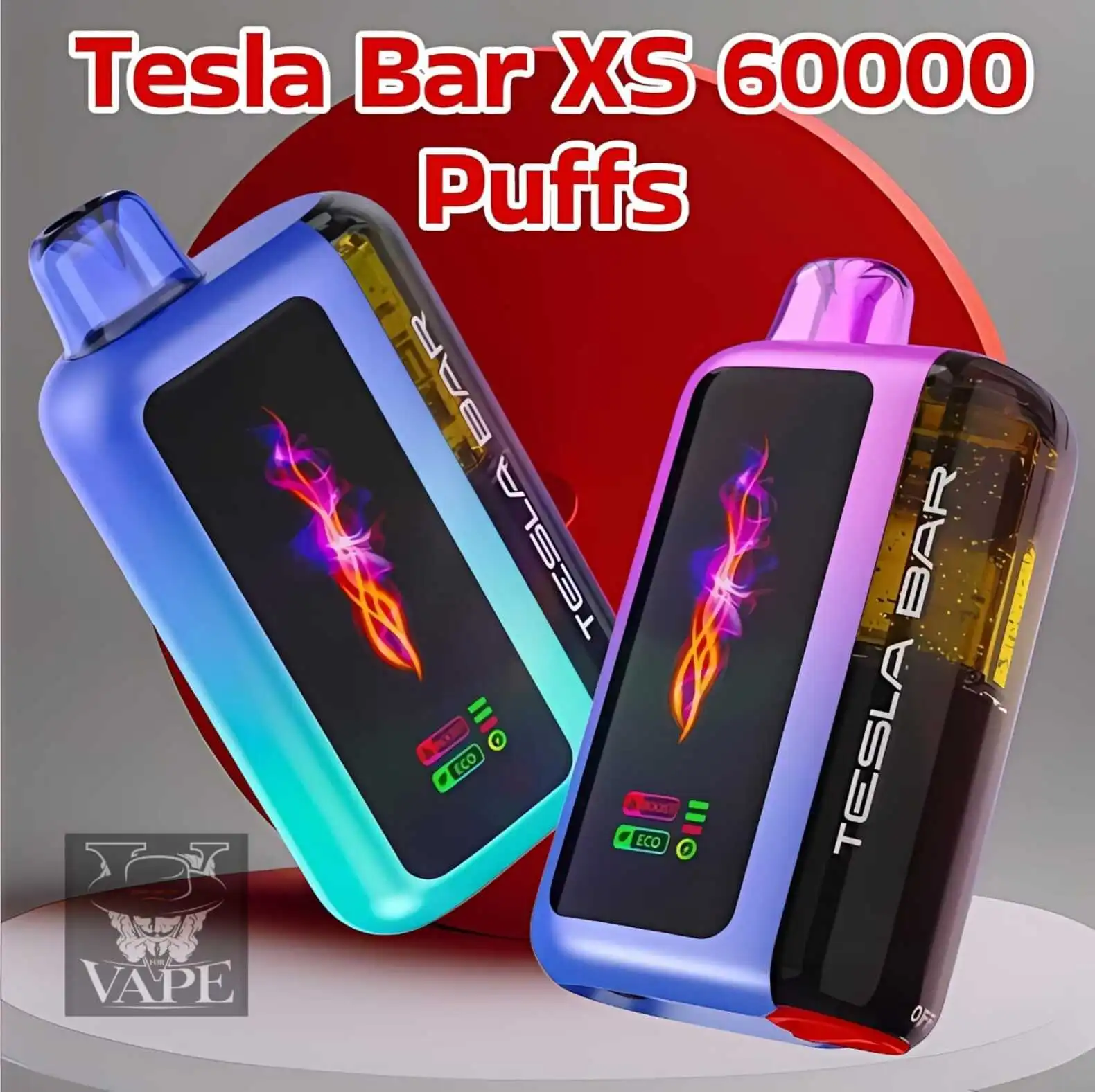 Tesla Bar XS 60000 Puffs Disposable Vape 50MG 60k in Dubai UAE