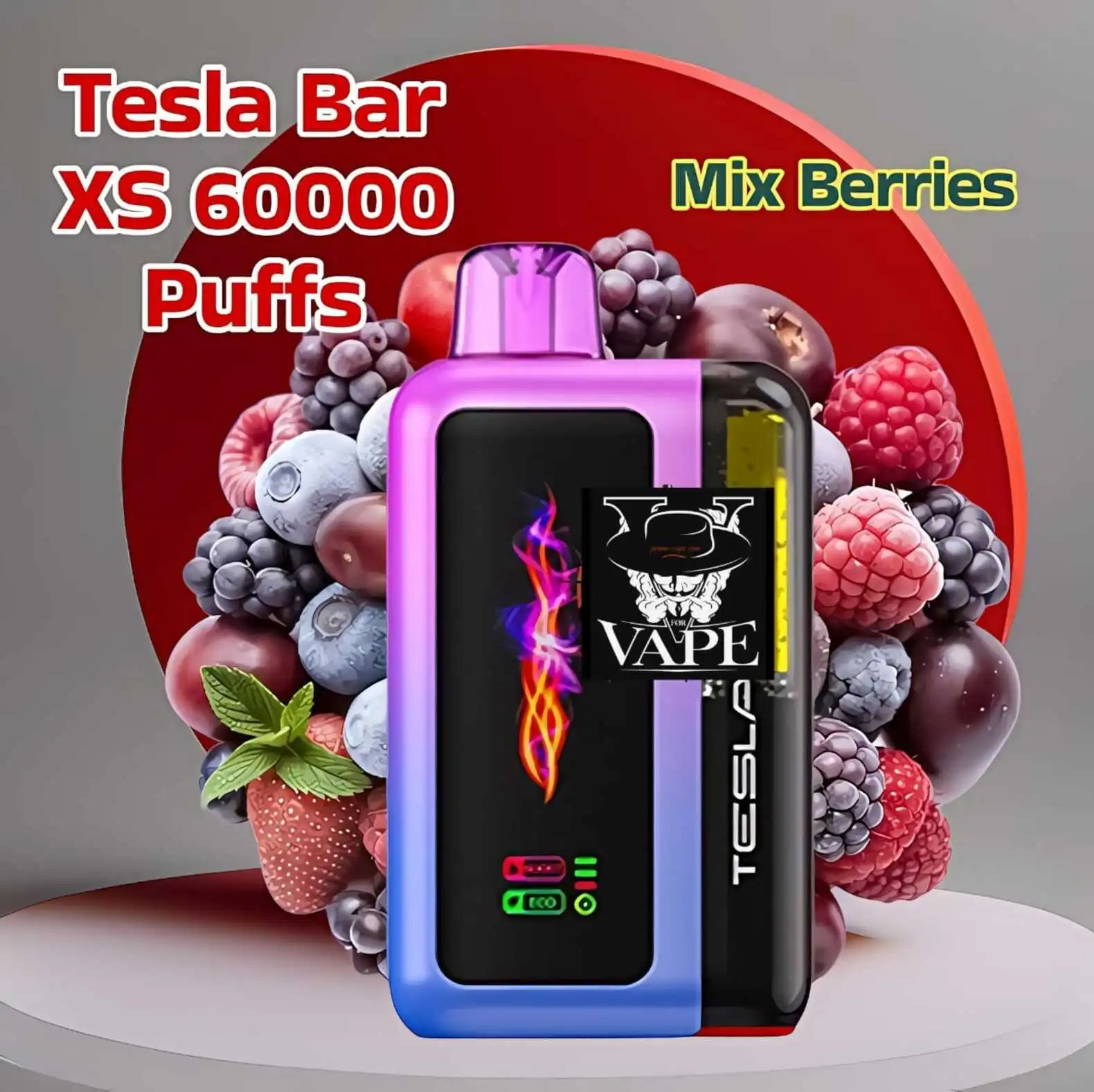 Tesla Bar XS 60000 Puffs Disposable Vape 50MG 60k in Dubai UAE