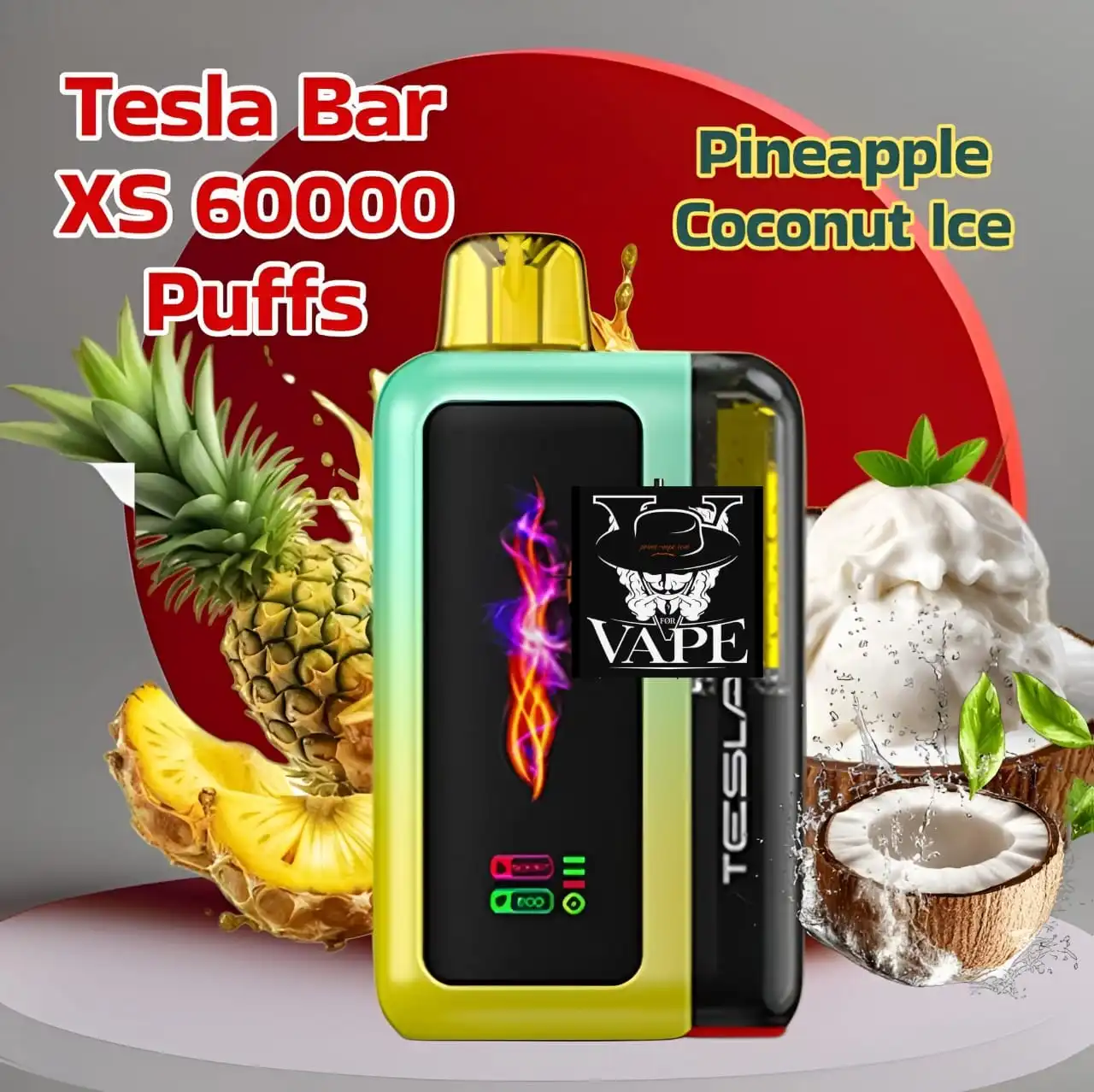Tesla Bar XS 60000 Puffs Disposable Vape 50MG 60k in Dubai UAE