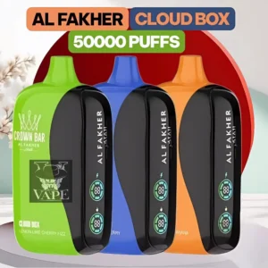 Al Fakher 50000 Puffs Cloud Box Crown Bar DTL Disposable Vape