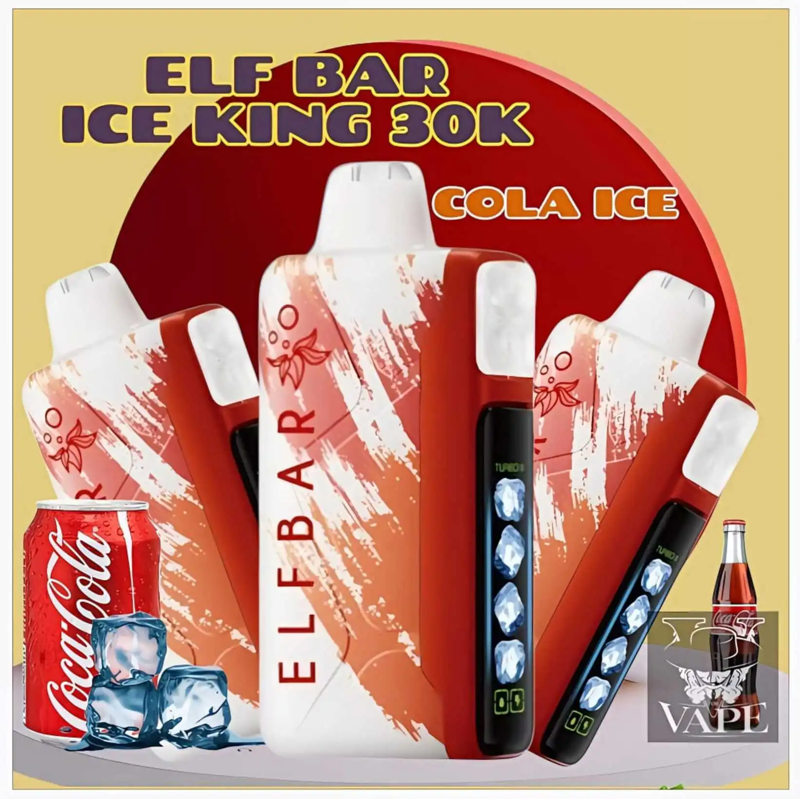 Elf Bar Ice King Cola Ice 30000 Puffs Disposable Vape - Dubai