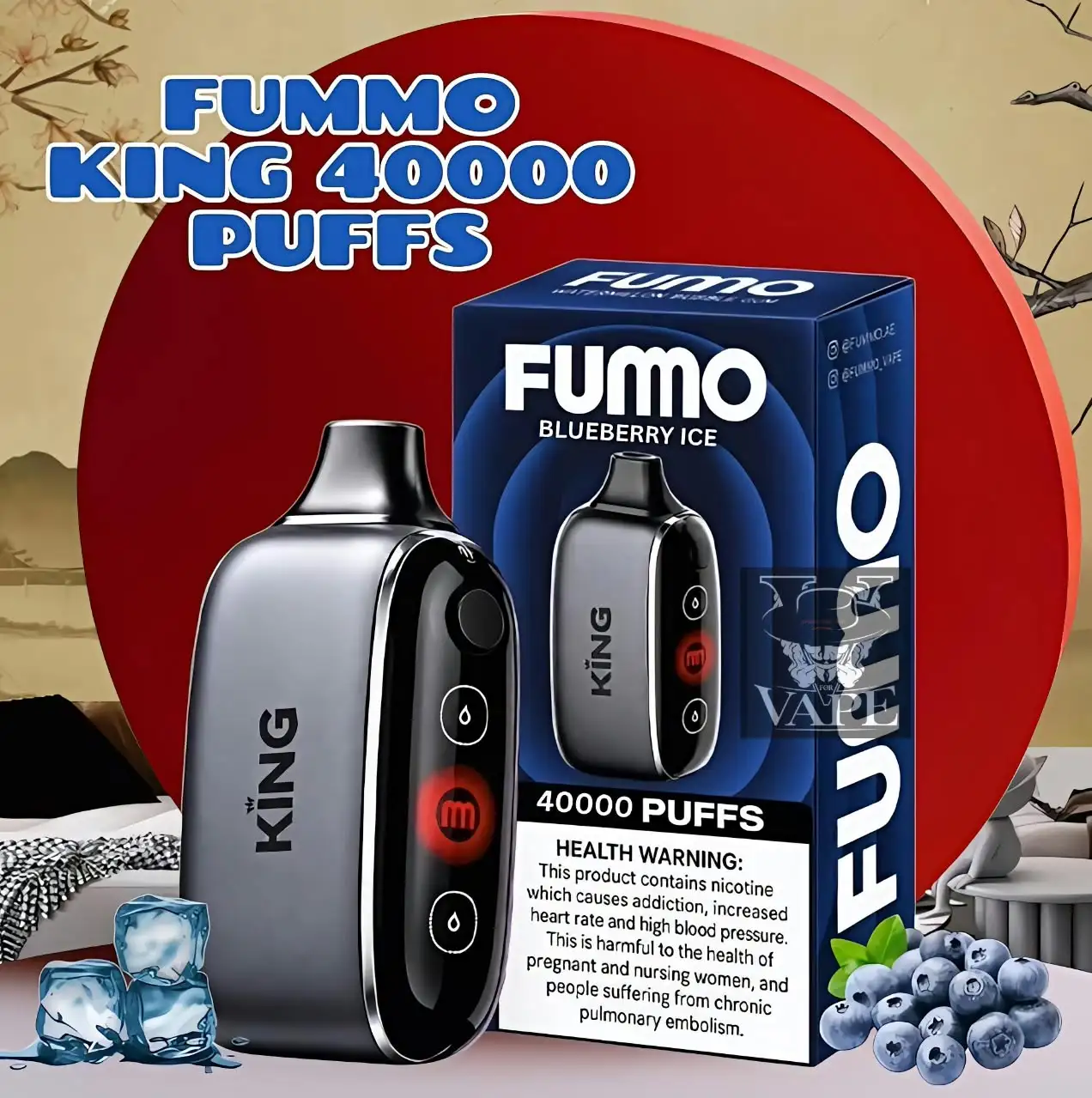 New Fummo King 40000 Puffs Disposable Vape 40k - Dubai