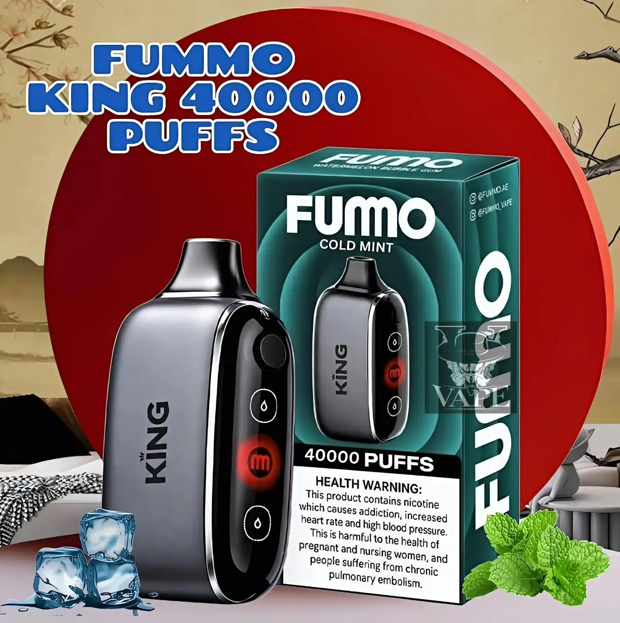 New Fummo King 40000 Puffs Disposable Vape 40k - Dubai