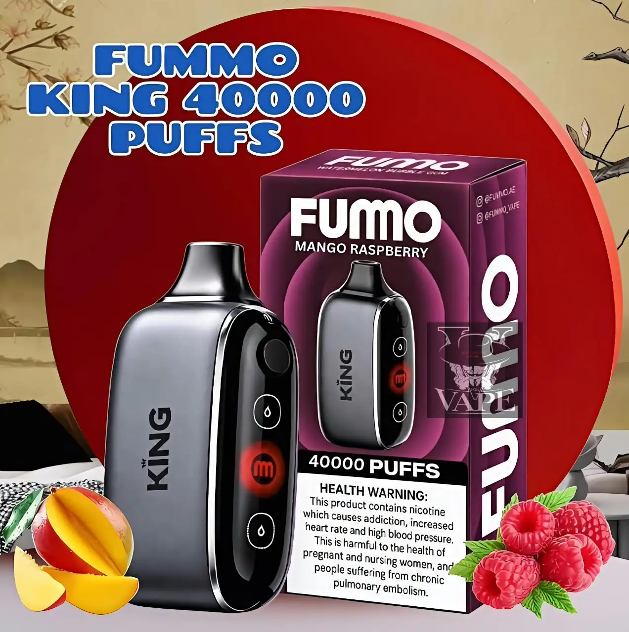 New Fummo King 40000 Puffs Disposable Vape 40k - Dubai