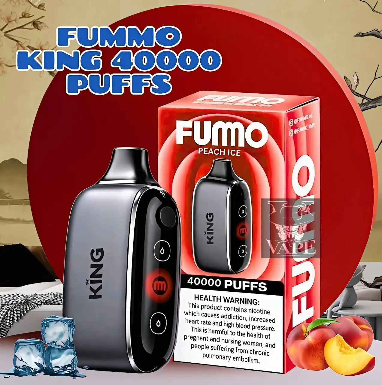 New Fummo King 40000 Puffs Disposable Vape 40k - Dubai