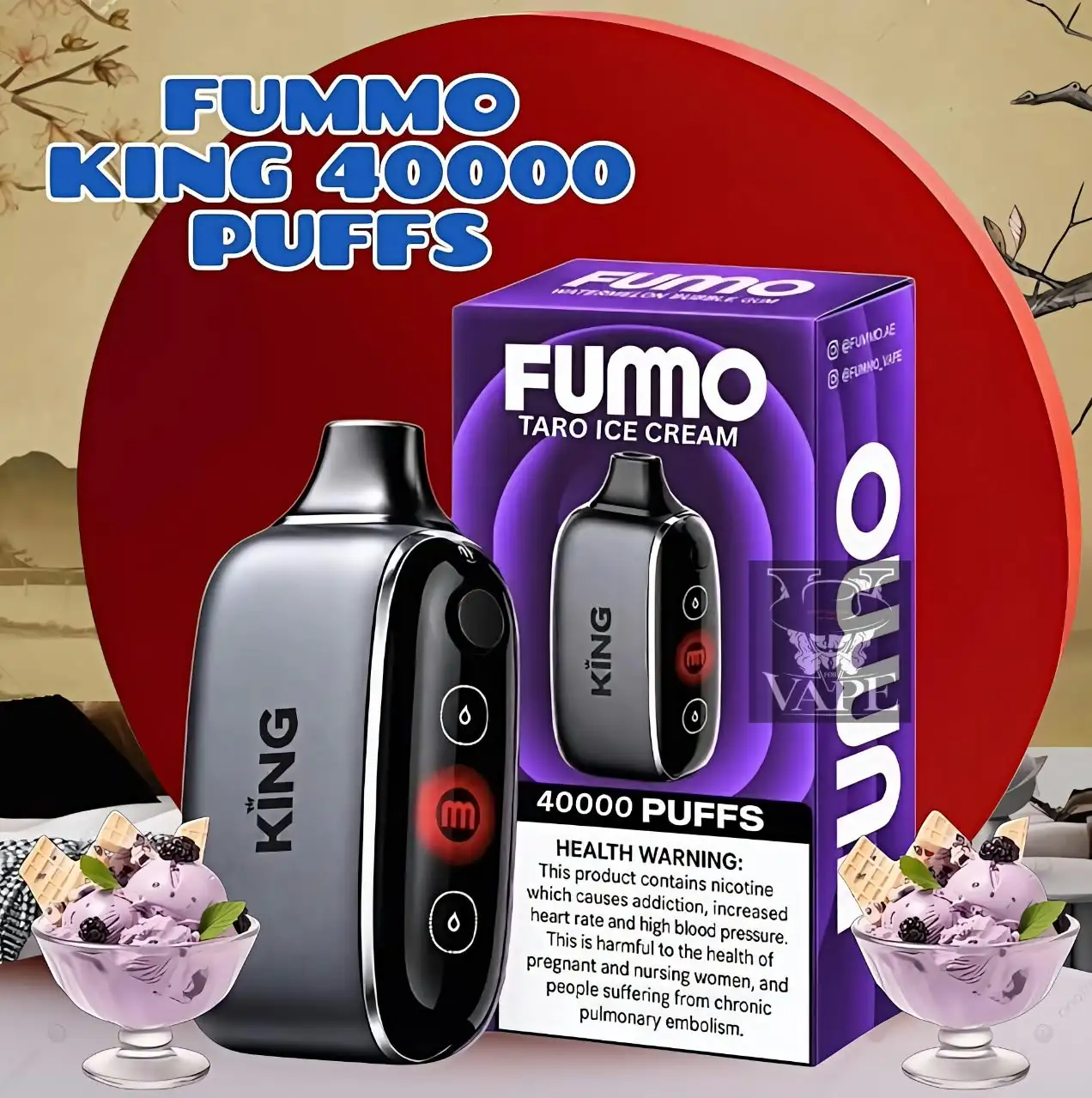 New Fummo King 40000 Puffs Disposable Vape 40k - Dubai