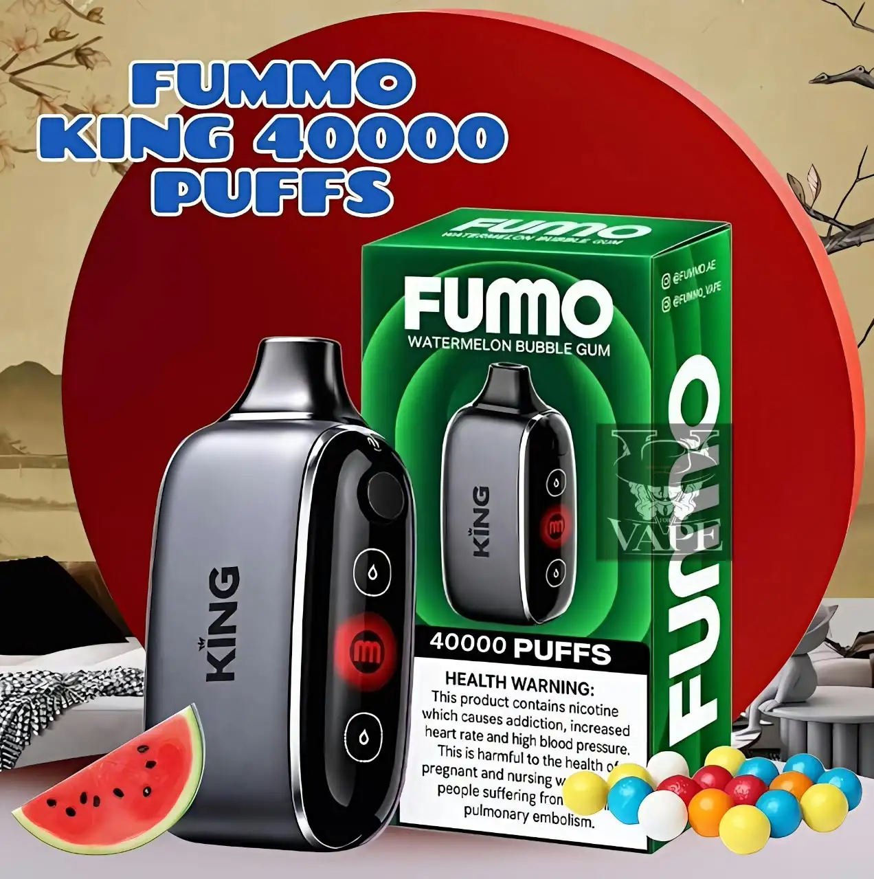 New Fummo King 40000 Puffs Disposable Vape 40k - Dubai