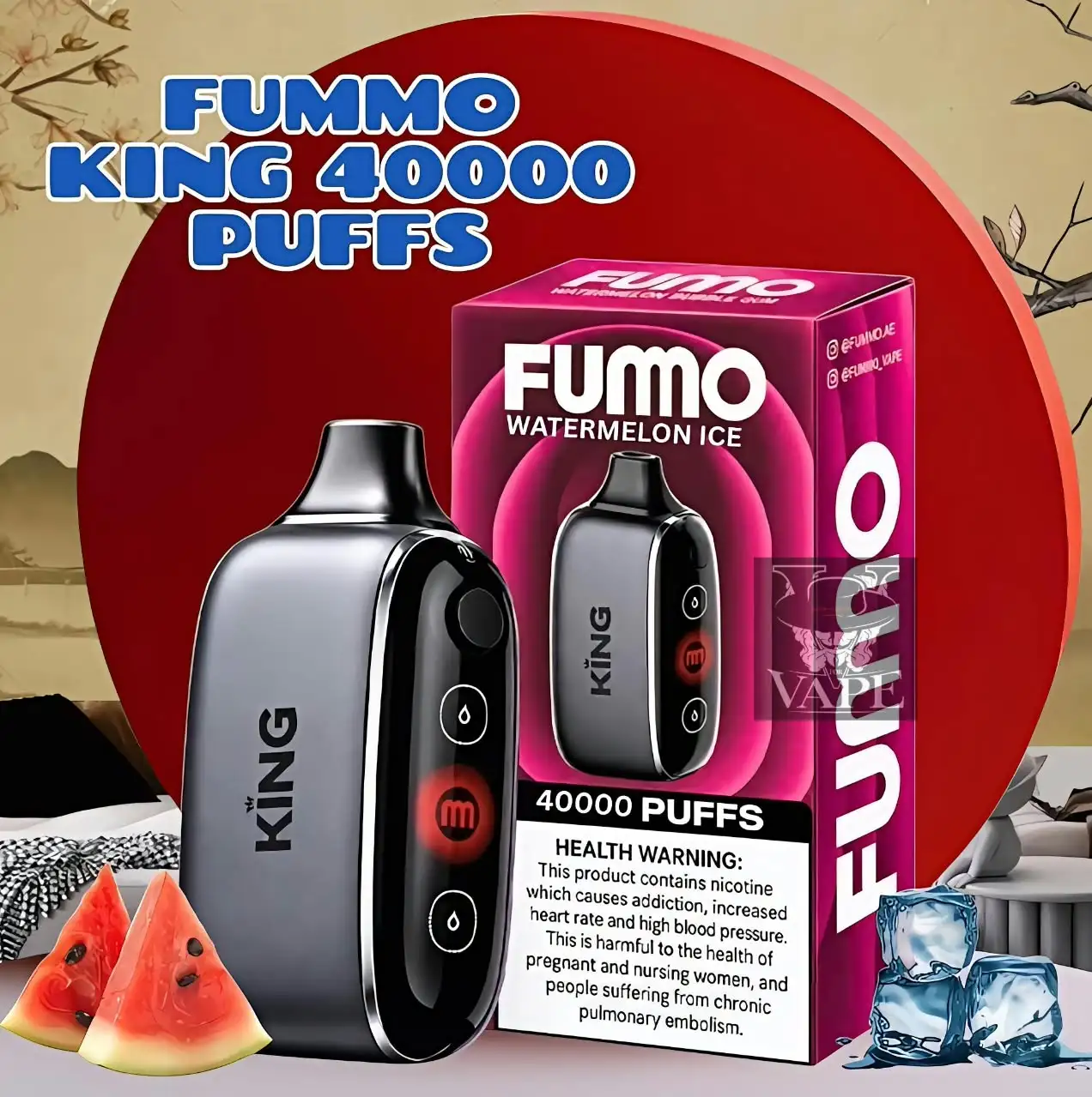 New Fummo King 40000 Puffs Disposable Vape 40k - Dubai